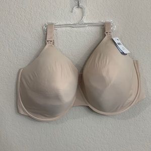 Motherhood maternity cream colored nursing bra NWT